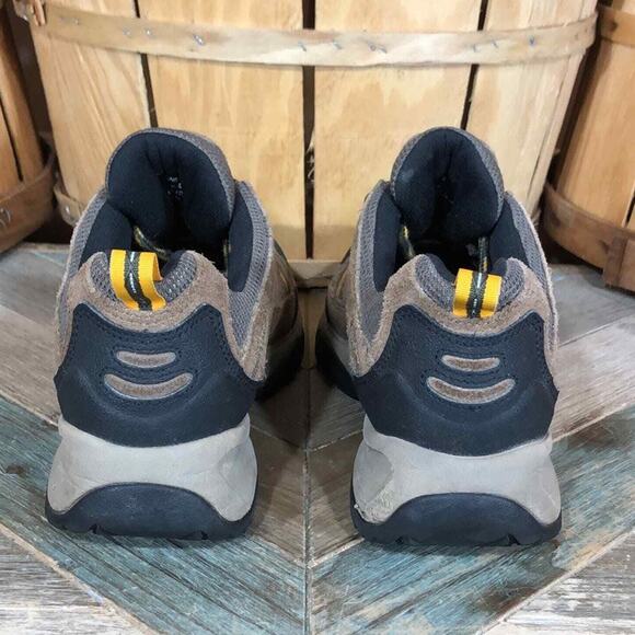 L.L. Bean Trail Model Tan Suede Mesh Waterproof Hiking Shoes Womens Size 10 - Picture 5 of 10